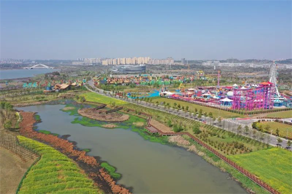 一半生态一半城！九江市鄱阳湖生态科技城人工增绿300万平方米